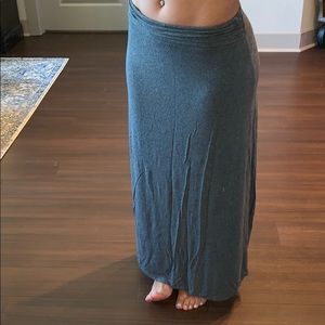 J.Crew XS Maxi Skirt Grey